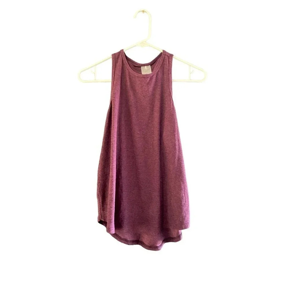Calia Women's Pink Sleeveless Crew Neckline Tank Top Size Small